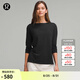 lululemon丨Relaxed-Fit 女士寬松剪裁船型領(lǐng)口長(cháng)袖 T 恤 LW3IOJS 黑色 M /8
