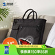 SANWA SUPPLY電腦包 小型單肩包手提包 休閑平板筆記本包 商務(wù)公文包男女 通勤 黑色 14英寸