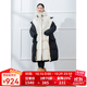LAGOGO輕戶(hù)外黑色中長(cháng)款羽絨服女拉谷谷2024年冬新款運動(dòng)保暖外套 米白色(V2) M