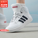阿迪達(dá)斯 （adidas）男鞋運(yùn)動(dòng)鞋 2025夏季新款鞋子時(shí)尚潮流舒適耐磨高幫休閑鞋板鞋 FY8616/黑白紅標(biāo)/主圖款 41