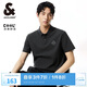 杰克·瓊斯（JACK&JONES） 春季新款胸前圖案刺繡商務(wù)休閑百搭尖領(lǐng)短袖POLO衫男款225106007