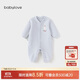 babylove嬰兒連體衣秋冬季哈衣爬服男女寶寶簡(jiǎn)約薄夾棉a類(lèi)保暖衣服外出服