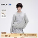 ONLY春夏NBA聯(lián)名款寬松圓領(lǐng)純棉落肩衛(wèi)衣女|12449S004 G47 淺花灰色 M (165) 84A