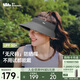 蕉下（beneunder）蛋卷無(wú)痕空頂防曬帽子女遮陽(yáng)帽太陽(yáng)帽防紫外線(xiàn)UL711灰