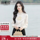 絲柏舍立領(lǐng)襯衫2025秋裝新款女裝新中式國風(fēng)寬松款單排扣襯衣