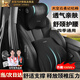FGHGF汽車(chē)頭枕腰靠車(chē)用頸枕腰墊駕駛座椅靠背車(chē)載靠墊開(kāi)車(chē)腰部支撐腰托 尊享款【舒頸護腰】 黑色 1套