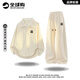 YKINCASL美式潮牌衛(wèi)衣套裝男秋冬季大碼休閑運(yùn)動(dòng)假兩件上衣褲子情侶兩件套 2232杏色+1901杏色（NE01） XL （推薦體重135-155斤）