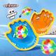 爸爸媽媽手掌吸盤(pán)拋接球粘粘球兒童戶(hù)外玩具親子互動(dòng)體能訓練益智運動(dòng)器材