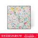 奕境x付毅兵限量簽名版畫(huà)小眾高級感藝術(shù)畫(huà)客廳玄關(guān)油畫(huà)掛畫(huà) 繁花序 經(jīng)典黑 無(wú)鏡面 裝裱尺寸80cm*80cm