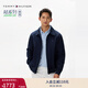 TOMMY HILFIGER25春夏新款男裝潮流商務(wù)休閑拉鏈翻領(lǐng)簡(jiǎn)約教練行政夾克外套 藏青色FAP M （推薦：135-150斤）