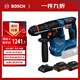 博世（BOSCH）GBH 18V-18 X 鋰電無(wú)刷電錘 通用夾頭 兩電一充套裝 含集塵盒