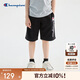 Champion冠軍男童短褲2025夏季新款大小童經(jīng)典logo印花休閑系帶兒童褲子