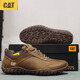 卡特（CAT） 男鞋低幫登山鞋男戶(hù)外徒步鞋牛皮防水防滑休閑運動(dòng)鞋 卡其色 標準皮鞋尺碼 42 (150MM)