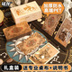 猛龍塔羅牌正版韋特PVC塔羅牌金箔全套防水粉盒玫瑰金