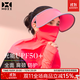 后益（HOII）蒙面俠防曬遮陽(yáng)面罩面紗全臉冰感透氣抗塵口罩脖套行開(kāi)車(chē) 紅色 F 