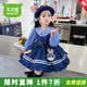 木木屋朱迪兔子警官洛麗塔公主裙女童連衣裙春秋季蛋糕裙兒童生日蓬蓬裙 朱迪警官連衣裙 120 尺碼5~6歲【110-120cm】