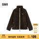 森馬（Semir）外套女插肩袖珊瑚絨仿羊羔毛2024冬季立領(lǐng)寬松夾克109724108003