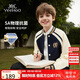 英氏（YEEHOO）男童外套兒童棒球服中大童裝學(xué)院休閑百搭時尚秋裝 藍色 140