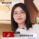 MOLSION陌森眼鏡女超輕小框趙麗穎同款貓眼近視眼鏡鈦合金MA6029 B21 金色|透棕 單鏡框
