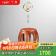廣典紅木家具緬甸花梨（學(xué)名：大果紫檀） 客廳實(shí)木凳實(shí)木圓換鞋凳仿古矮墩凳子 中鼓凳 中鼓凳