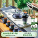 萬仟堂（Edenus） 茶具高檔茶具套裝夏荷成套陶瓷功夫茶具家用送禮青綠釉七夕禮物