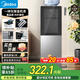 美的（Midea）飲水機茶吧機家用上置式凈水機一體客廳立式國家補貼桶裝宿舍辦公室YR1002S-X【鋼化玻璃雙開(kāi)門(mén)】