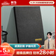 晨光（M&G）黑色軟皮革面筆記本本子開(kāi)會(huì )辦公用品會(huì )議記錄本日記本記事本商務(wù)A5/25K 80張單本PA5842