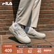 FILA 斐樂(lè )官方男鞋COOKIES復古帆布鞋2025夏新款曲奇鞋時(shí)尚休閑鞋 樺樹(shù)棕-BI 41