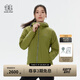KOLON SPORT/可隆P棉夾克 女子秋冬攀巖戶(hù)外運動(dòng)登山徒步連帽棉服外套 LKPJ4WNK04-OG 橄欖綠 L 170/92A