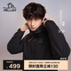 伯希和（Pelliot）[成毅同款]山野2.0沖鋒衣男女三合一外套戶外夾克11340105黑L
