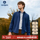 Navigare意大利小帆船男士全棉襯衣復(fù)古燈芯絨襯衫1333003502 藍 L/40