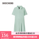 斯凱奇（Skechers）女士套裝針織連衣裙+針織緊身短褲L225W030 冰山綠/05F3 XL -2XL/2
