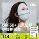 蕉下（beneunder）秋冬臉基尼防曬口罩女帽檐防曬面罩四季保濕透氣裸感高顏值迷霧藍(lán)