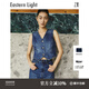 乙來(lái)（EASTERN LIGHT）【12盎司賽絡(luò )紡細斜純棉牛仔】牛仔馬甲女背心 牛仔藍-馬甲 M