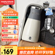 摩飛電器（Morphyrichards）便攜式電熱水壺燒水壺 家用旅行0.4L便攜電水壺隨行泡茶辦公室養生保溫杯電熱水杯MR6090灰