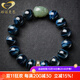 GONMCEAN收藏級藍虎眼石手串玉貔貅手鏈男虎睛石盤(pán)玩佛珠飾品禮物 藍虎眼石-屬龍蛇-普賢菩薩14mm