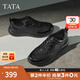他她（TATA）2025秋商場(chǎng)同款舒適百搭休閑男鞋新款QGX01CM5 黑色 40