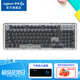 羅技（Logitech）琥珀系列K98M機械鍵盤(pán)無(wú)線(xiàn)藍牙鍵盤(pán)雙?？椭苹療岵灏蝕asket結構電競游戲辦公鍵盤(pán)辦公用品WF13B K98M 石墨黑