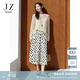 玖姿·安娜蔻【絕世名伶】?jì)?yōu)雅復古波點(diǎn)100棉半身裙女2025夏季新款 花米白 L