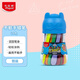 馬培德（Maped）兒童大頭塑料蠟筆 幼兒學(xué)生不臟手繪彩蠟筆 初學(xué)美術(shù)彩繪涂鴉畫(huà)筆 862424EC【24色/桶裝】