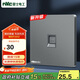 NVC雷士電工 開(kāi)關(guān)插座 六類電腦插座 86型暗裝網(wǎng)絡(luò)面板 N25霧感灰