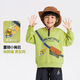 WALNUT DUCK【立體包包】洛米兔小黃鴨聯(lián)名衛衣圓領(lǐng)男孩中小童童休閑衛衣新款 綠色 140