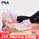 FILA斐樂童鞋兒童綜訓(xùn)鞋2025年春季新款燈鞋男女小童旋鈕閃燈鞋潮 木槿紫/斐樂白-PW 32 內(nèi)長20.0cm