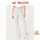 HOLLISTER【衛褲斷碼優(yōu)惠合集】秋冬美式百搭運動(dòng)衛褲長(cháng)褲女裝 淺麻灰色 L (165/80A)標準版