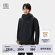 KOLON SPORT/可隆防水沖鋒衣 男子GTX 2L防風(fēng)透濕耐磨連帽夾克外套 LHGJ5SN031-BK 黑色 XL 180/100A