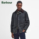 BARBOUR Classic Bedale 經(jīng)典格紋男士油蠟夾克四季復古風(fēng)衣涂蠟外套 Sage-鼠尾草綠 L