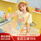 森女部落原創(chuàng  )甜美可愛(ài)少女日常洛麗塔連衣裙Lolita公主裙新款女裝 黃色（單件） S