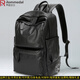 羅梅達爾（Rommedal）商務(wù)雙肩包男大容量男士背包16寸頭層牛皮男士雙肩包電腦包旅行包 黑色43*30*15cm京東快遞