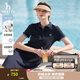 哈吉斯（HAZZYS）女裝 夏季女士【PHIZ系列】寬松下擺POLO連衣裙女 藏青色NV (160/84A 38) M