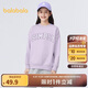 巴拉巴拉女童衛(wèi)衣男童春秋裝圓領(lǐng)中大童長袖兒童上衣套頭休閑208124121210